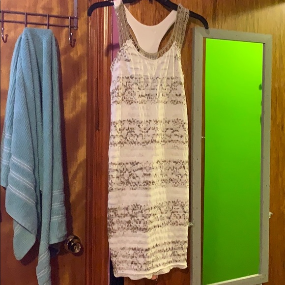 Sheer Ruffle Dress, Small - Picture 5 of 5